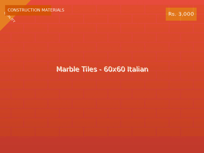 Marble Tiles - 60x60 Italian