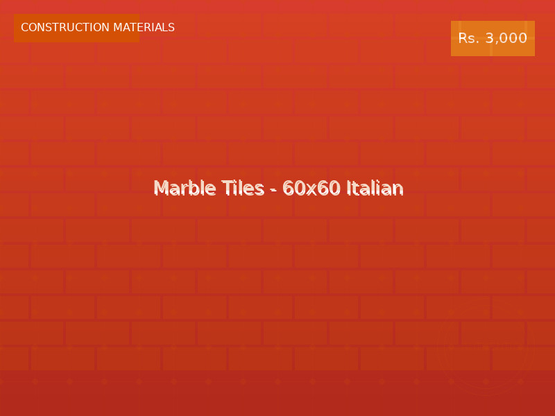 Marble Tiles - 60x60 Italian