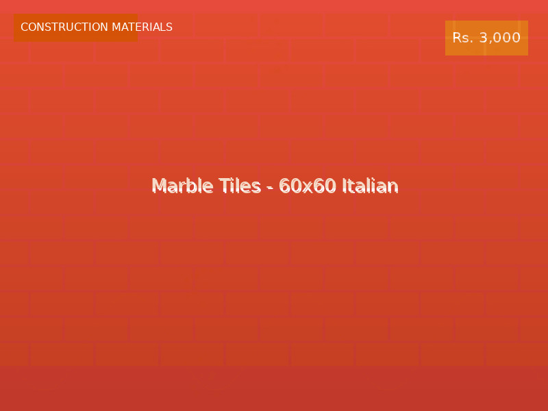 Marble Tiles - 60x60 Italian