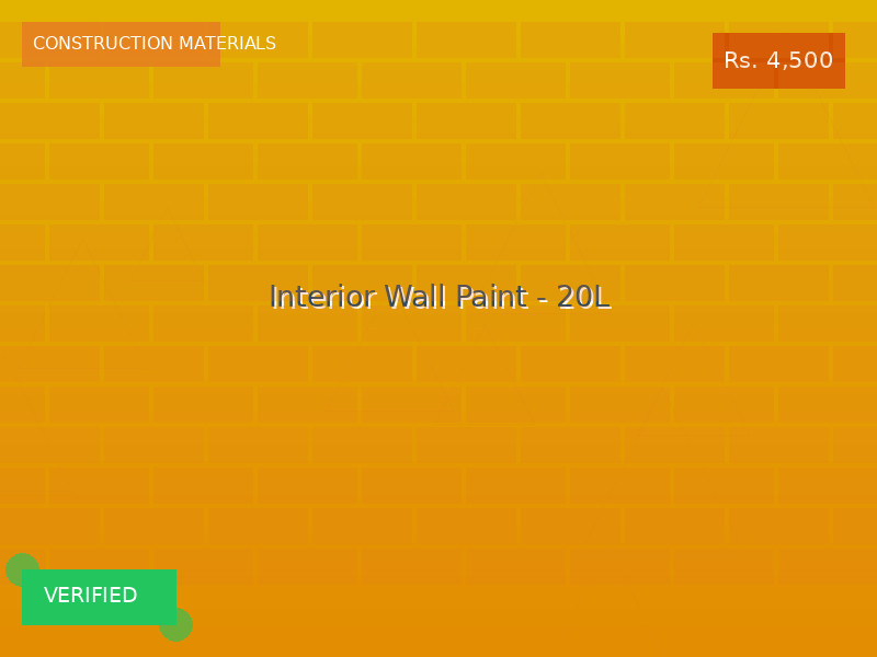 Interior Wall Paint - 20L
