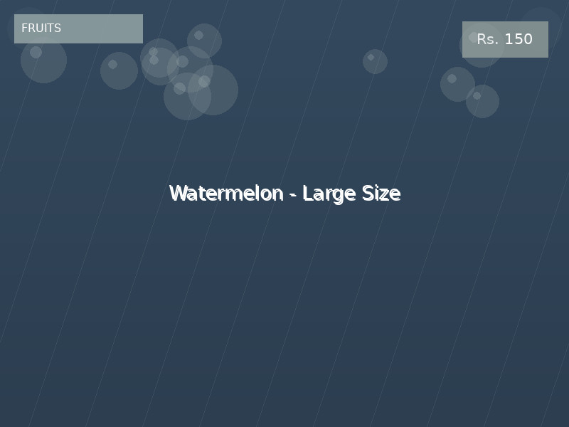 Watermelon - Large Size