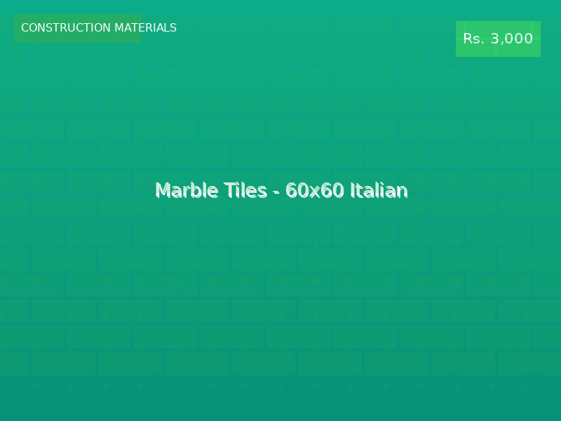 Marble Tiles - 60x60 Italian