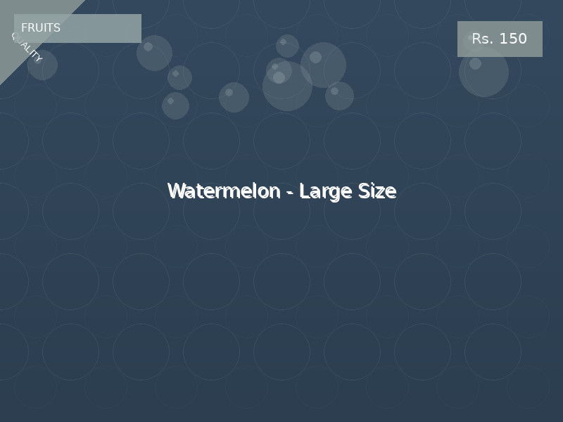 Watermelon - Large Size