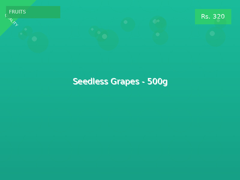 Seedless Grapes - 500g