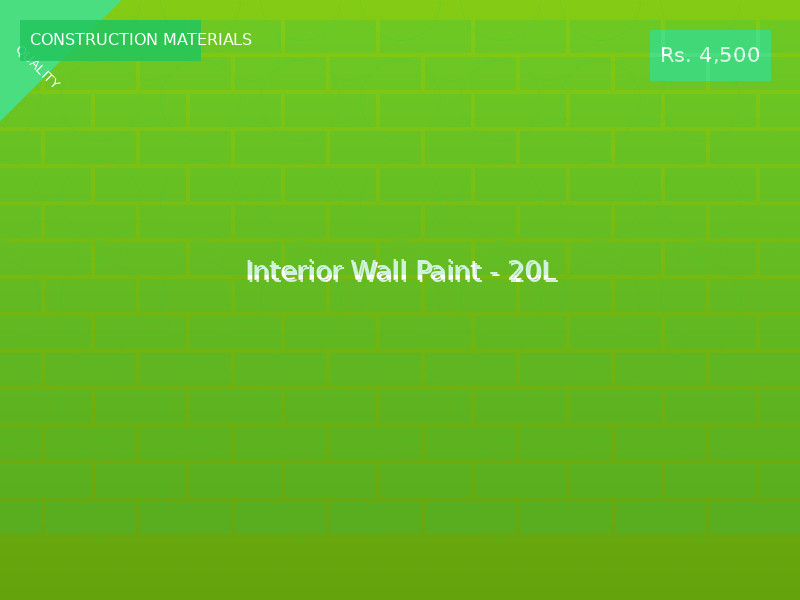 Interior Wall Paint - 20L
