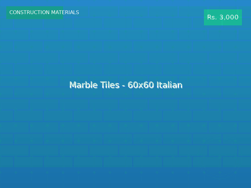Marble Tiles - 60x60 Italian