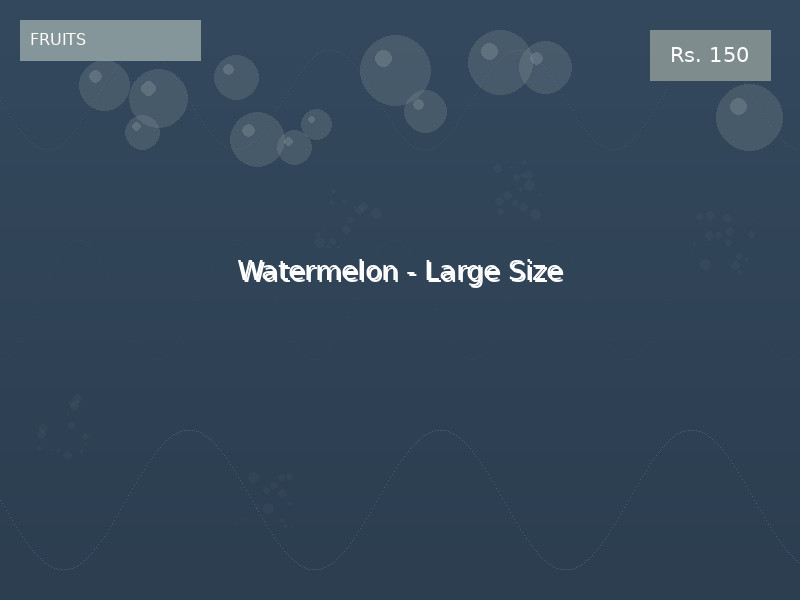Watermelon - Large Size