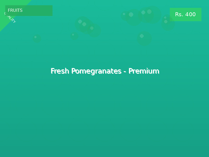 Fresh Pomegranates - Premium