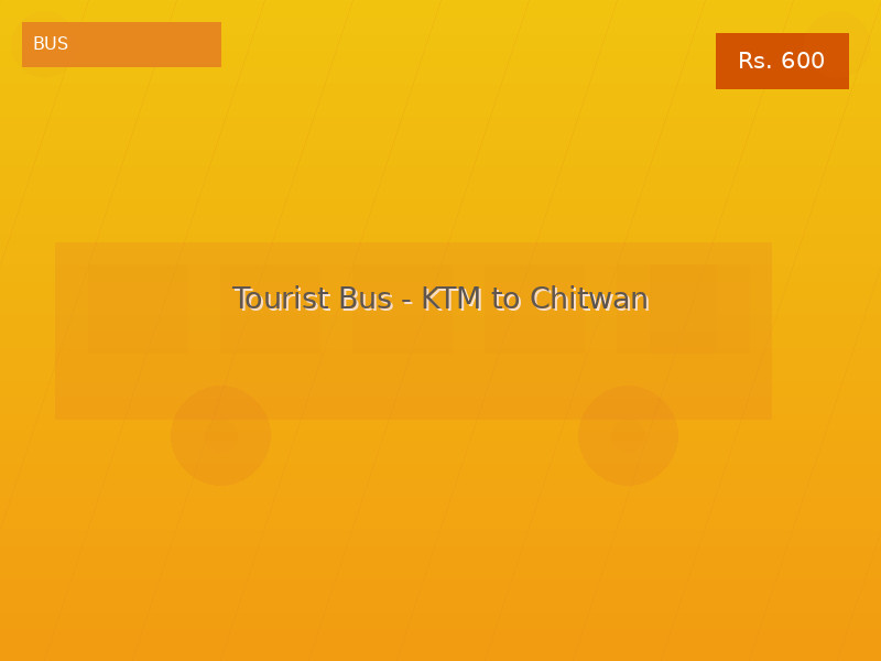 Tourist Bus - KTM to Chitwan