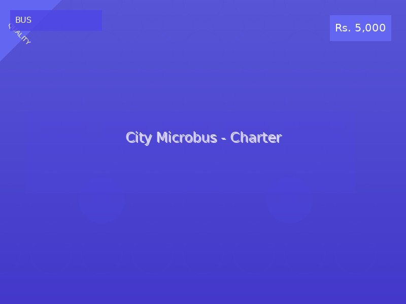 City Microbus - Charter