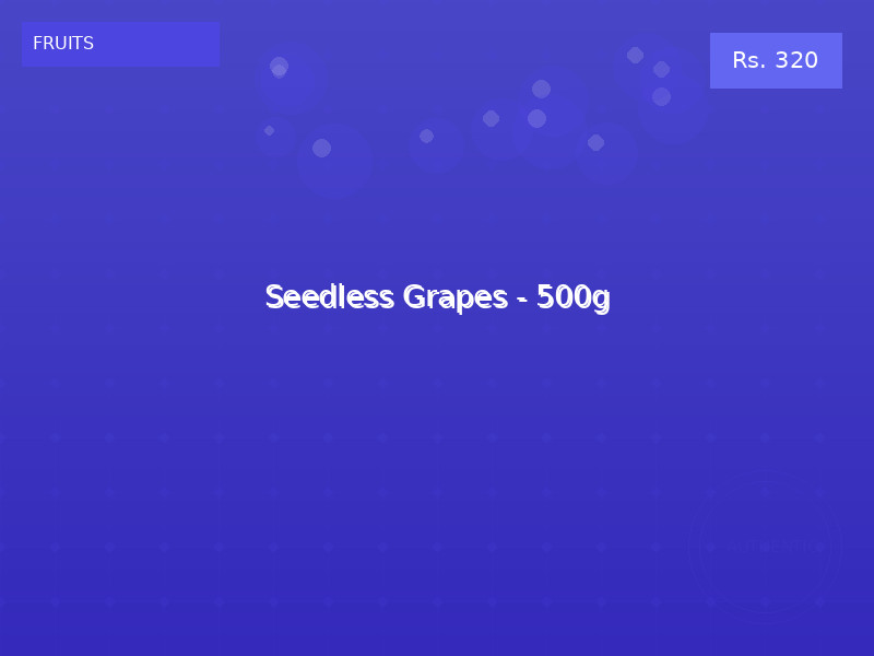 Seedless Grapes - 500g