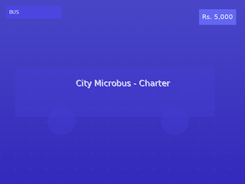 City Microbus - Charter