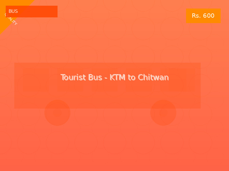 Tourist Bus - KTM to Chitwan
