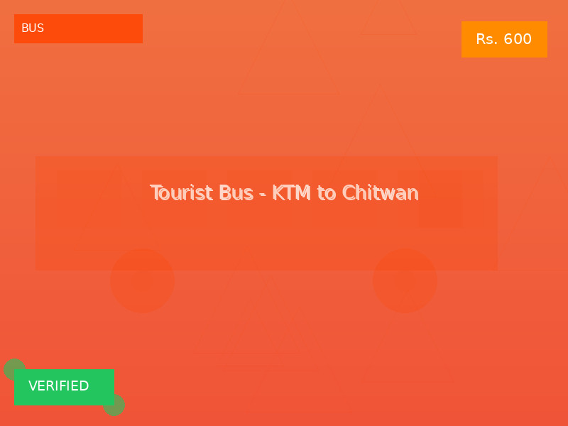 Tourist Bus - KTM to Chitwan