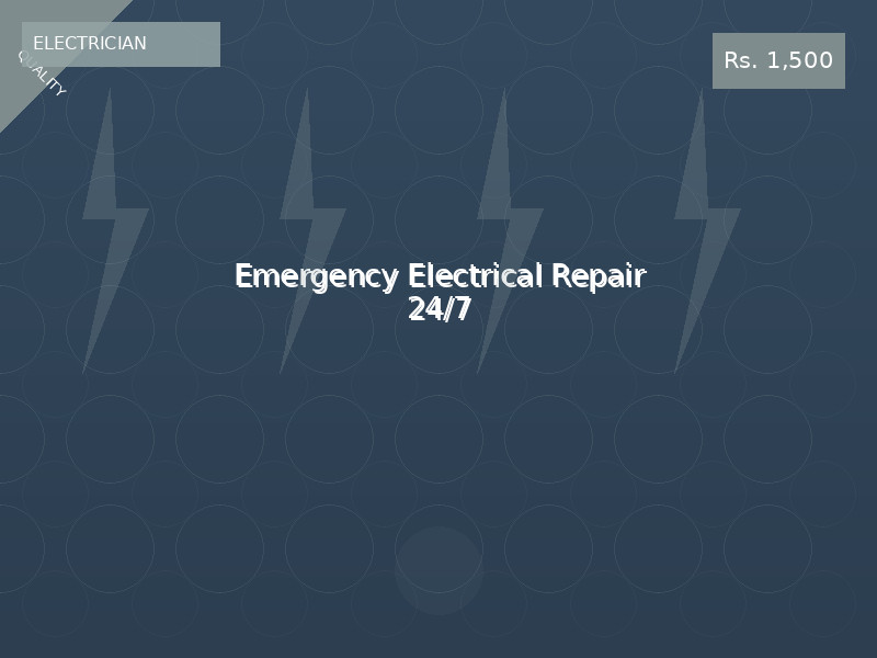 Emergency Electrical Repair 24/7