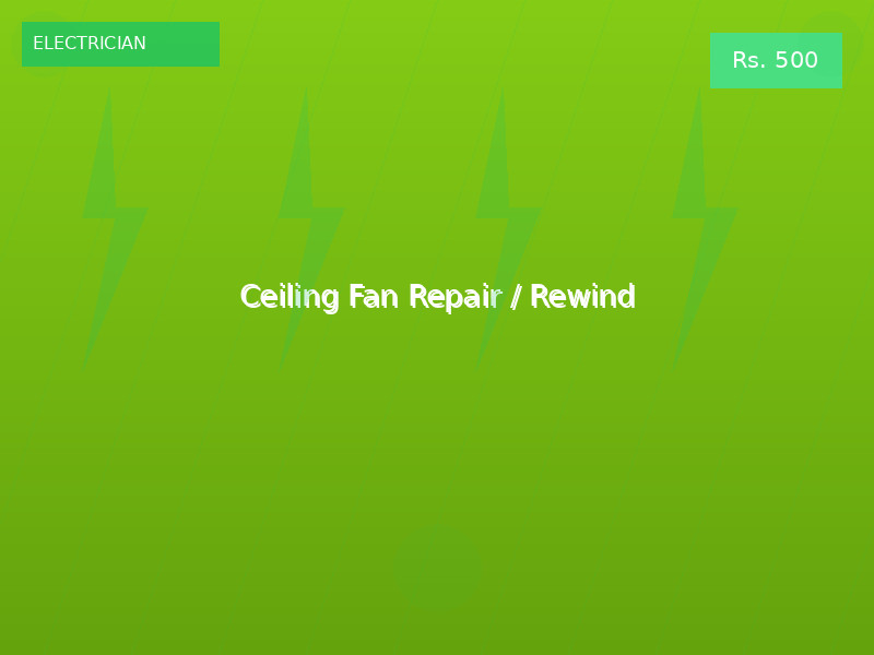Ceiling Fan Repair / Rewind
