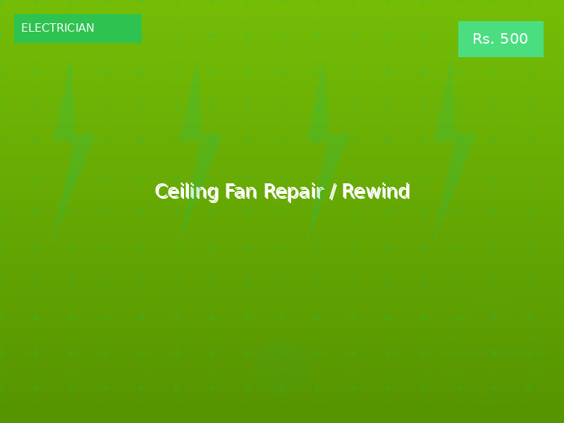 Ceiling Fan Repair / Rewind