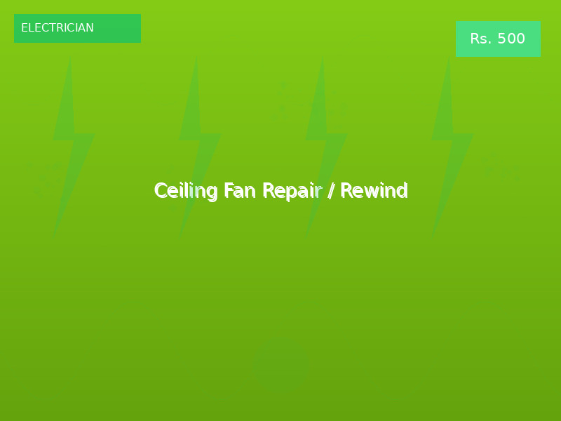 Ceiling Fan Repair / Rewind