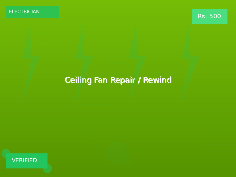 Ceiling Fan Repair / Rewind