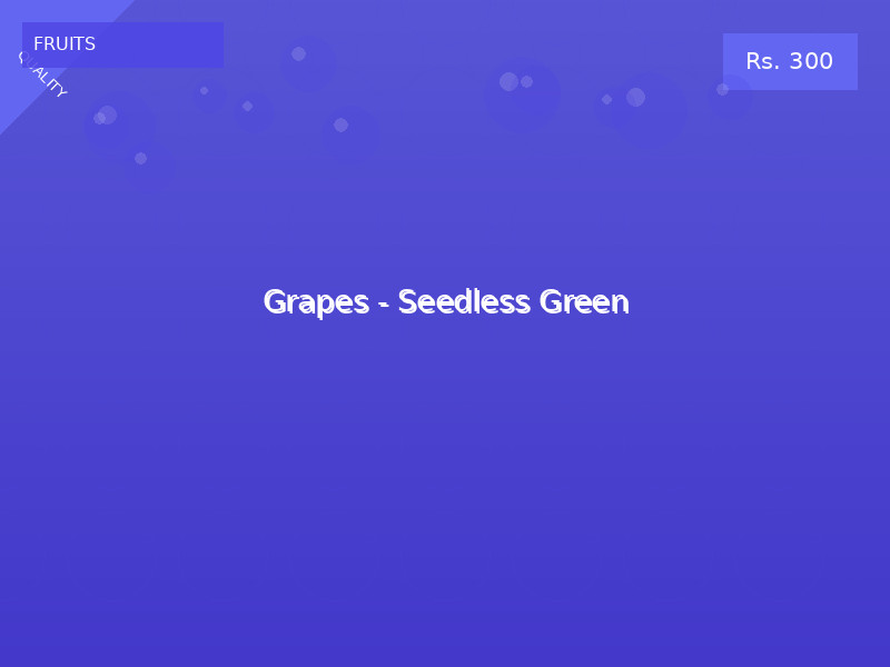Grapes - Seedless Green