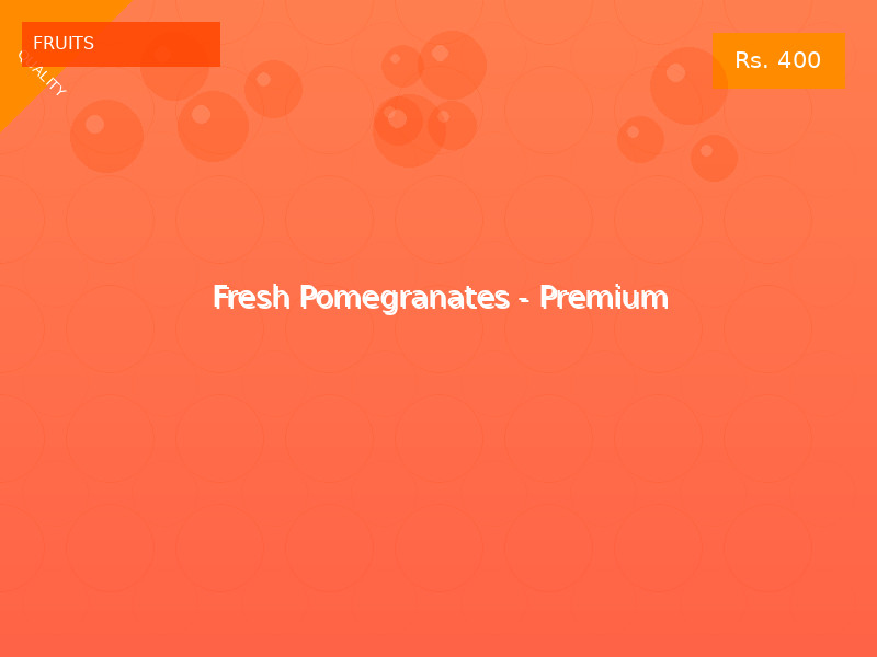 Fresh Pomegranates - Premium