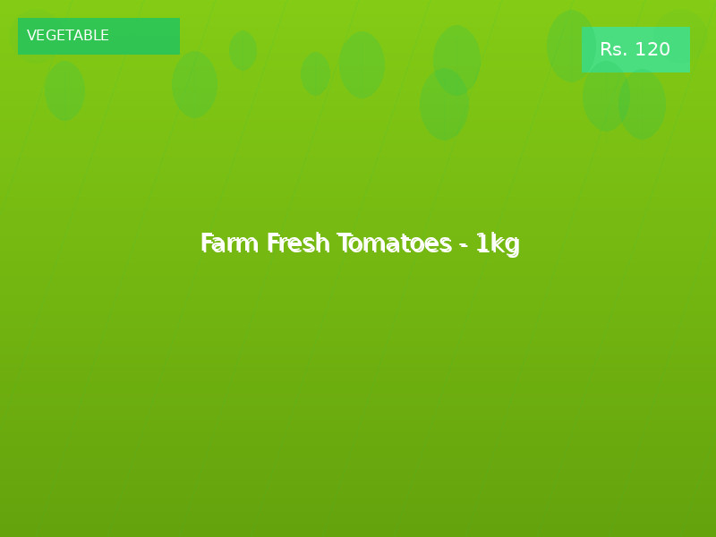 Farm Fresh Tomatoes - 1kg