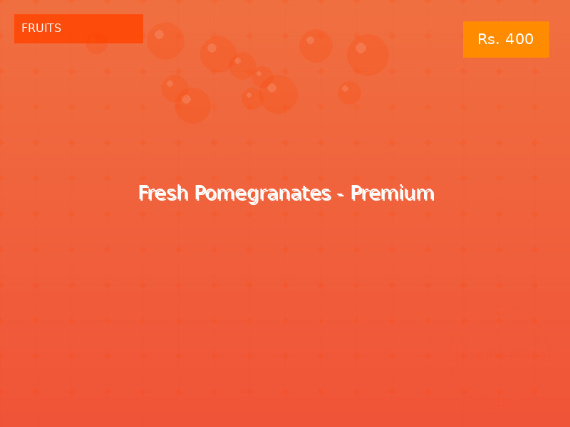 Fresh Pomegranates - Premium