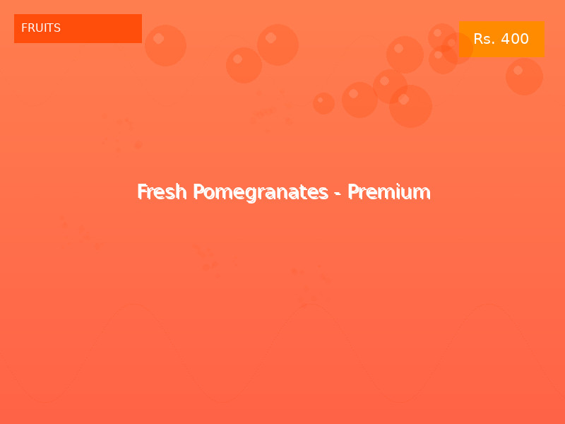 Fresh Pomegranates - Premium