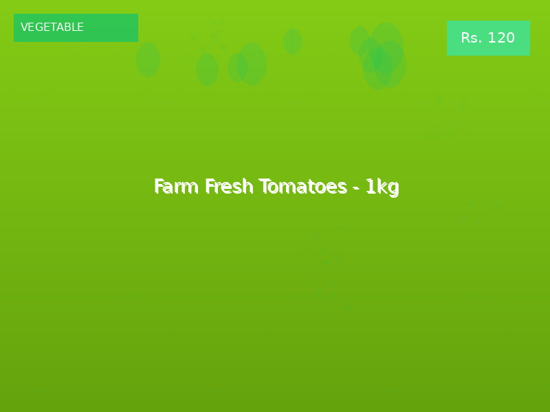 Farm Fresh Tomatoes - 1kg