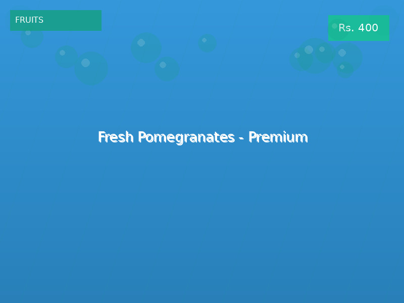 Fresh Pomegranates - Premium