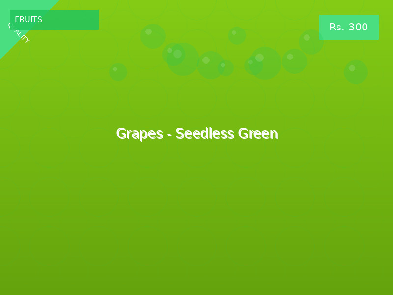 Grapes - Seedless Green