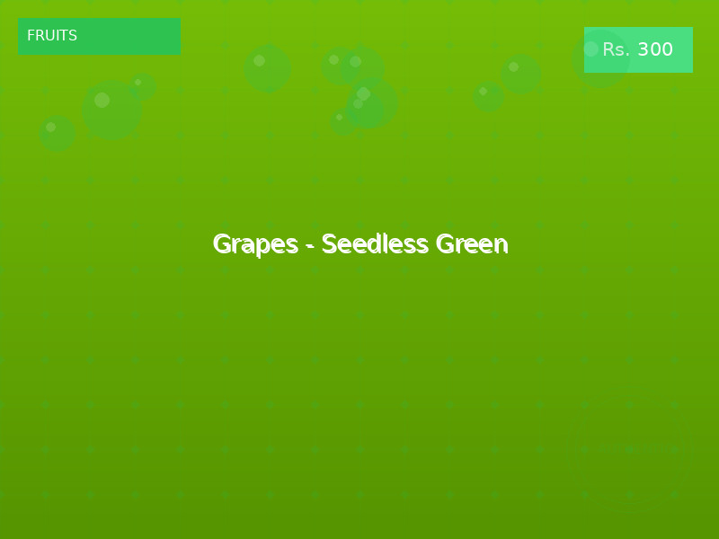 Grapes - Seedless Green