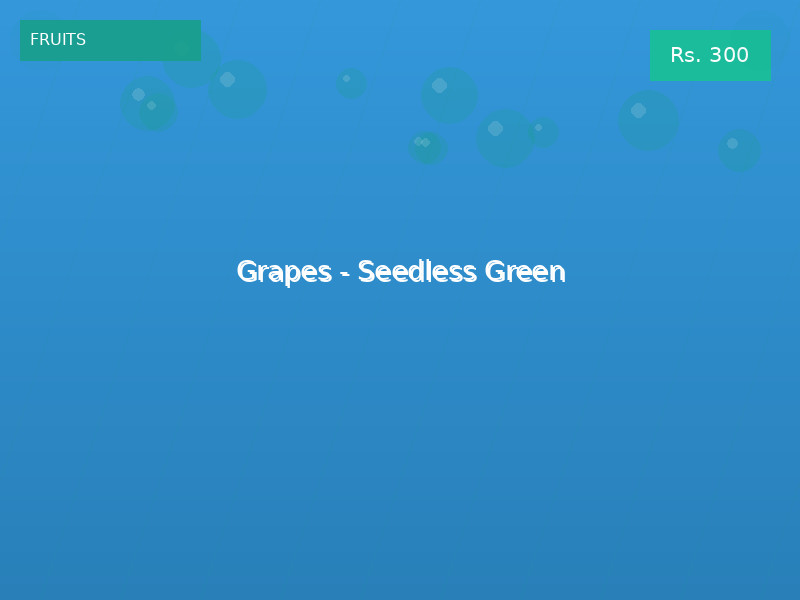 Grapes - Seedless Green