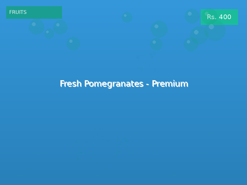 Fresh Pomegranates - Premium