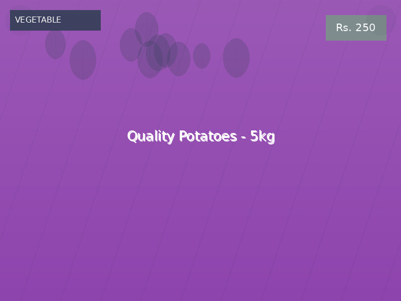 Quality Potatoes - 5kg
