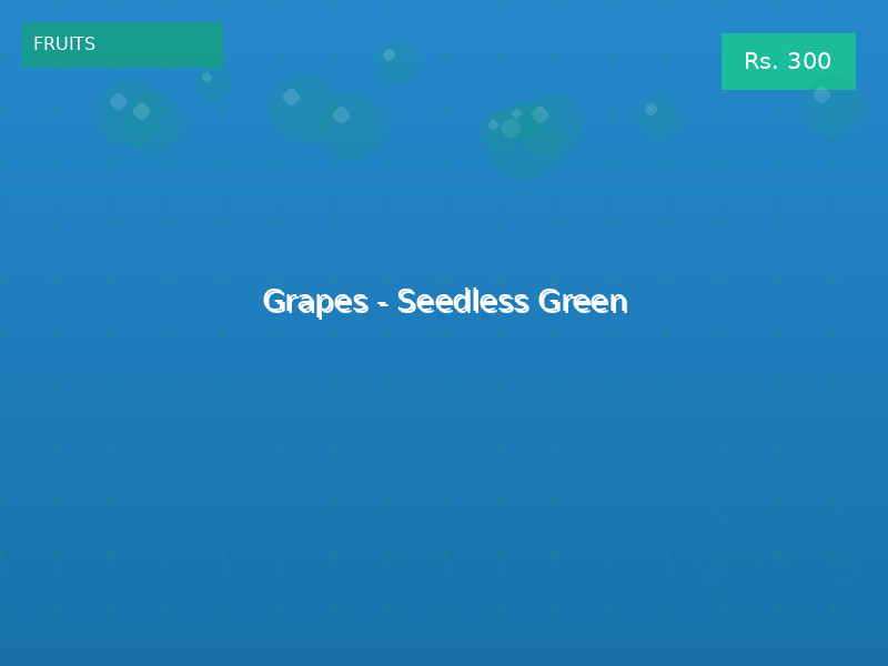 Grapes - Seedless Green