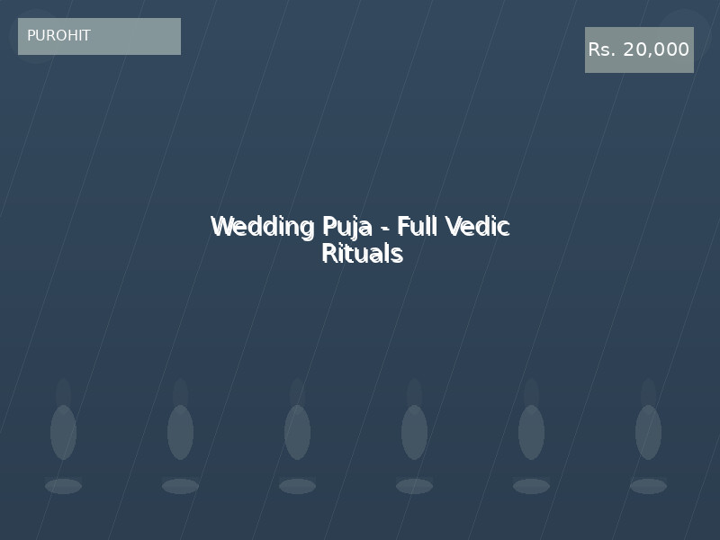 Wedding Puja - Full Vedic Rituals