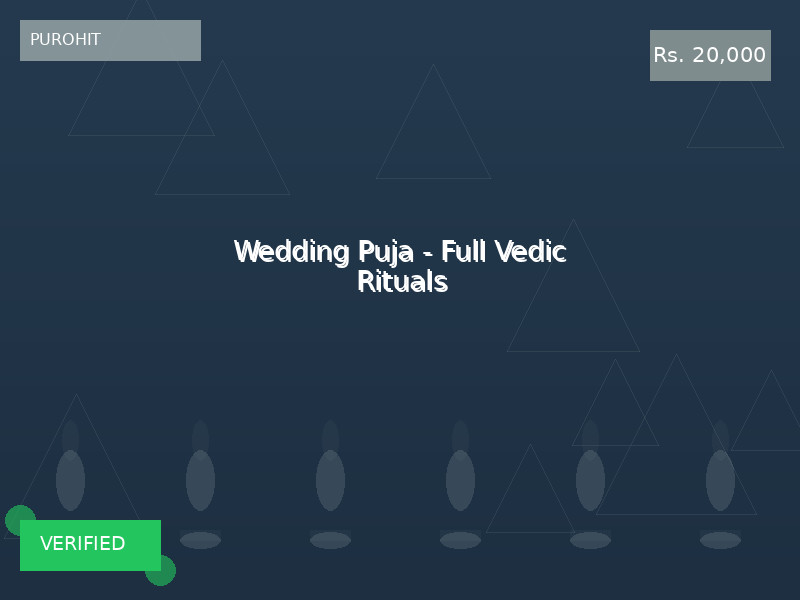 Wedding Puja - Full Vedic Rituals