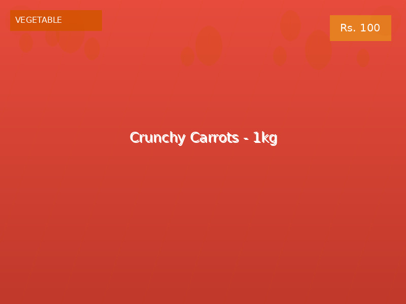 Crunchy Carrots - 1kg
