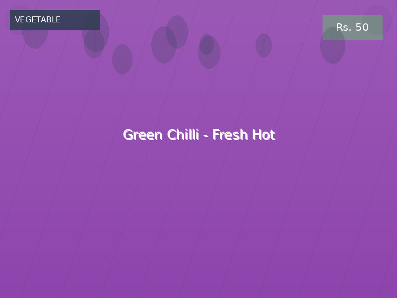 Green Chilli - Fresh Hot