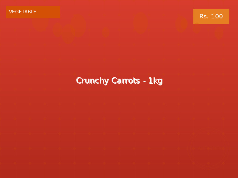 Crunchy Carrots - 1kg