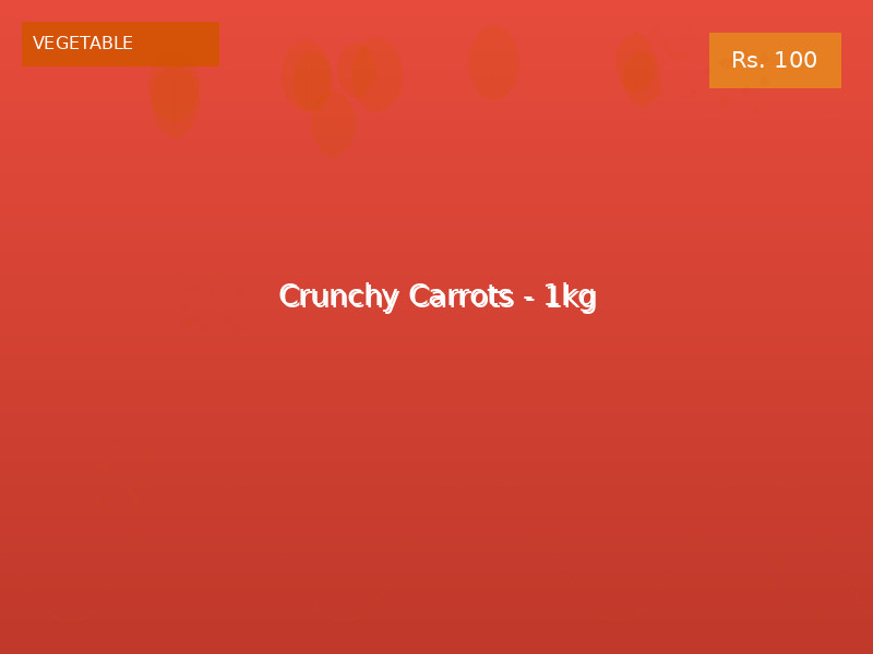 Crunchy Carrots - 1kg