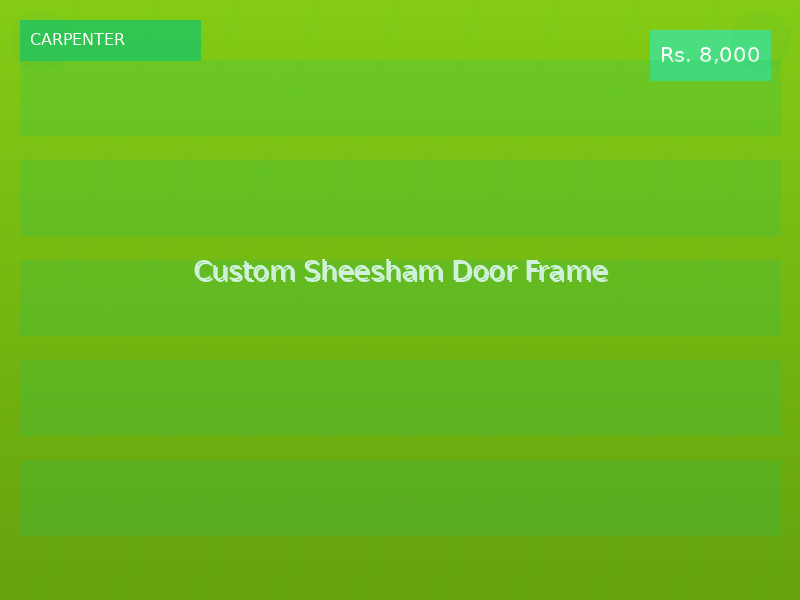 Custom Sheesham Door Frame