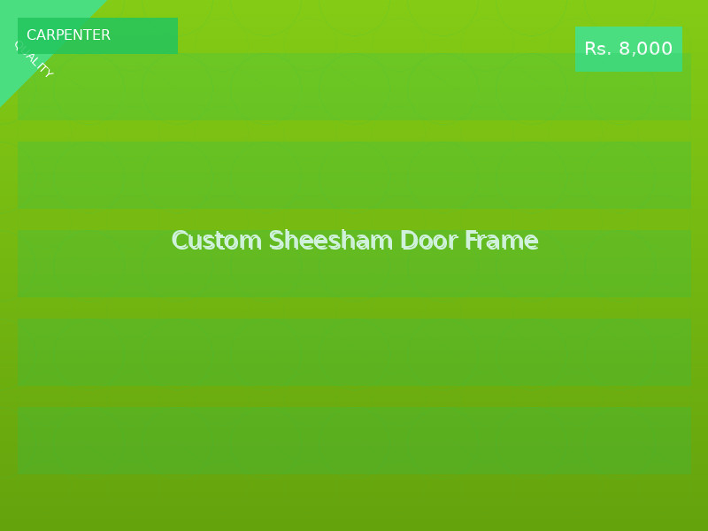 Custom Sheesham Door Frame