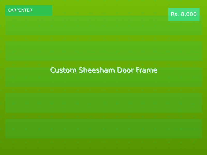 Custom Sheesham Door Frame