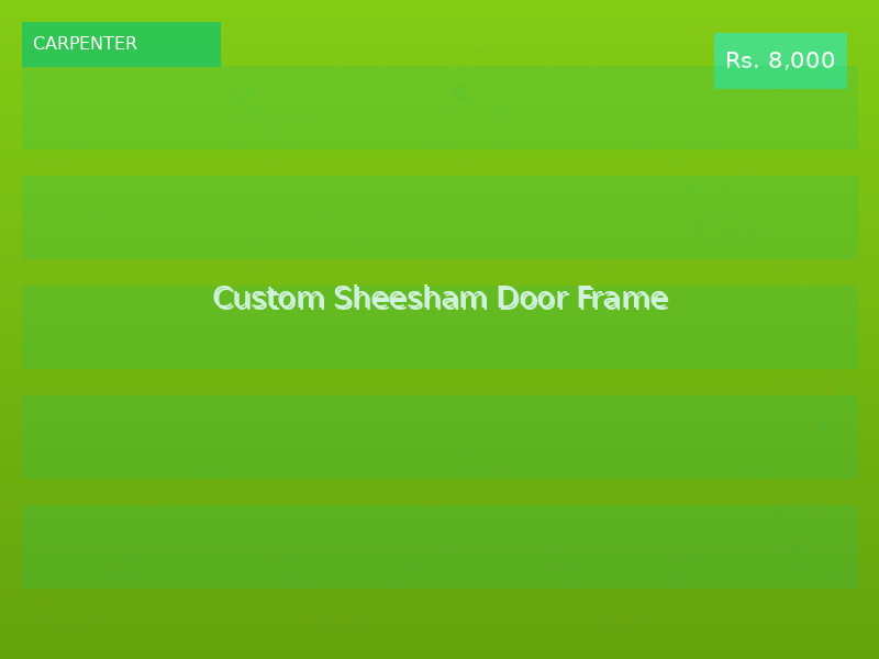 Custom Sheesham Door Frame