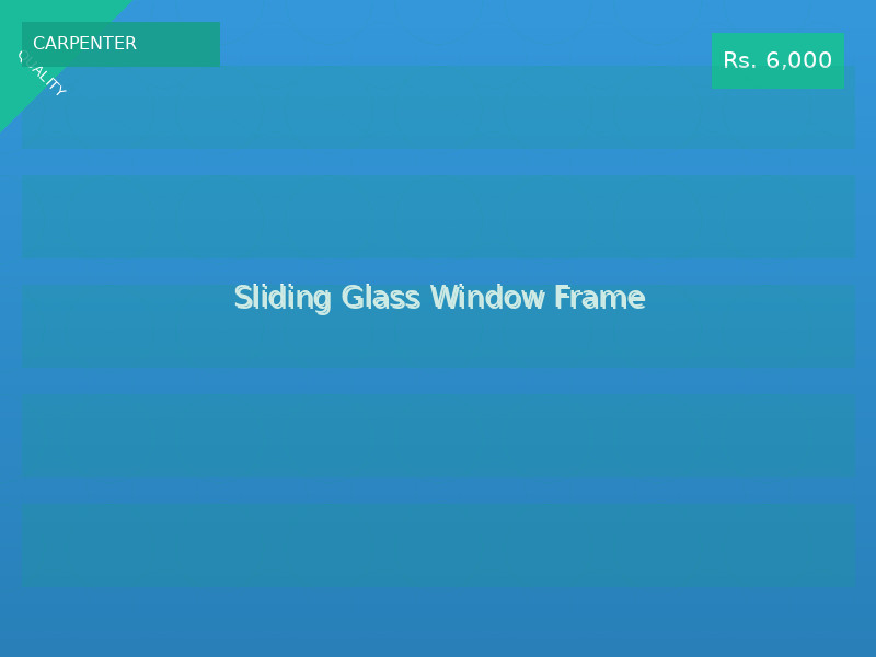 Sliding Glass Window Frame