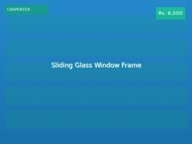 Sliding Glass Window Frame
