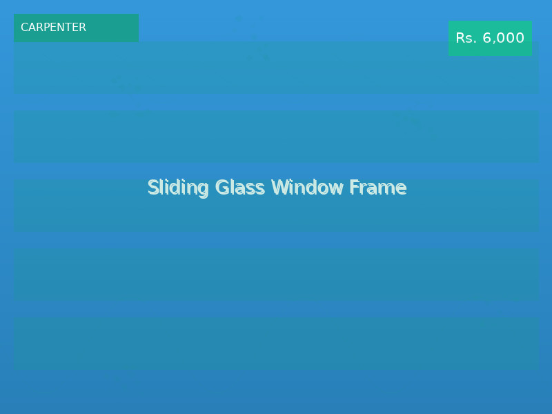 Sliding Glass Window Frame