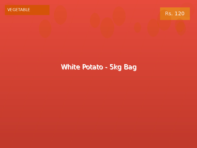 White Potato - 5kg Bag